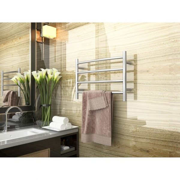 Anzzi Glow 4-Bar Electric Towel Warmer in Brushed Nickel TW-AZ018BN